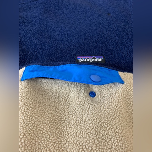 ❌SOLD❌Patagonia Synchilla Fleece Pullover Colorblock Classic Snap-T Pocket Large - Picture 10 of 15